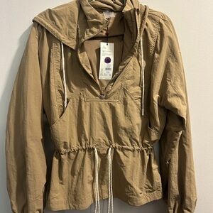 Calia Windbreaker Tan/Brown New With Tags